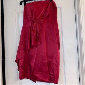 Vince Camuto. Hot pink. Strapless cocktail dress. Sz 12.